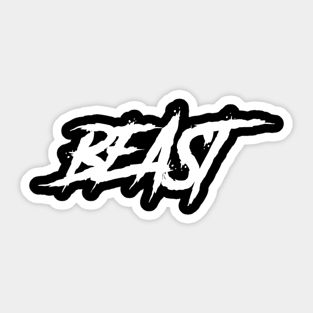 beast Sticker by janvimar